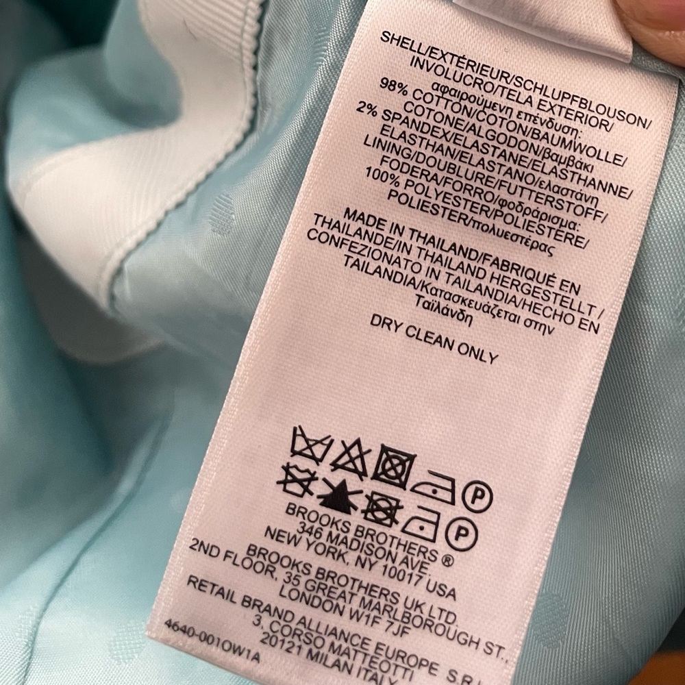 🌸NEW🌺 Brooks Brothers Beautiful Bold Trench Coat,No longer available in stores - Picture 15 of 15